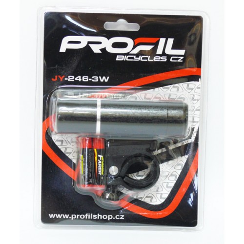světlo přední PROFIL JY-246 3-Watt